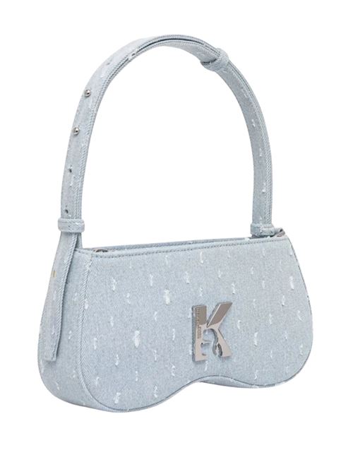 Borsetta a spalla in denim chiaro Karl Lagerfeld jeans | A2W301041PE